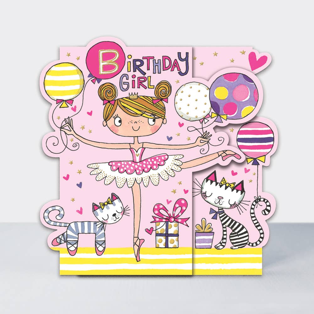Birthday Girl/Ballerina Birthday Card
