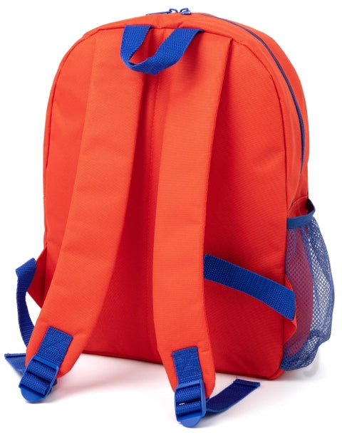 Marvel Spider-Man kids 4-piece backpack set featuring large red Spider-Man face backpack, matching lunch bag, water bottle, and pencil case