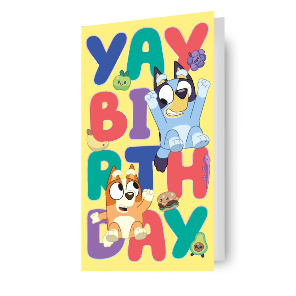Bluey “Yay Birthday” Greeting Card – Official Kids’ Birthday Card