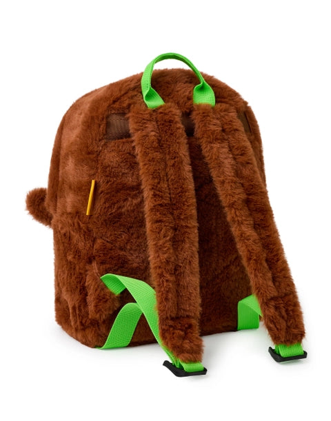 The Gruffalo plush children’s backpack with soft fur design and front zip pocket