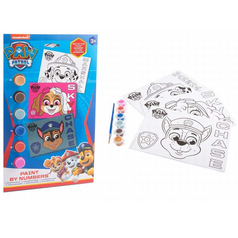 Paw Patrol Paint By Numbers