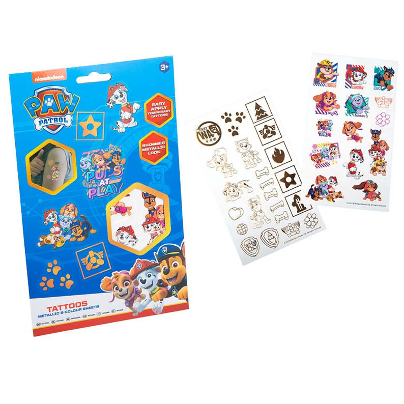Paw Patrol Tattoo Set