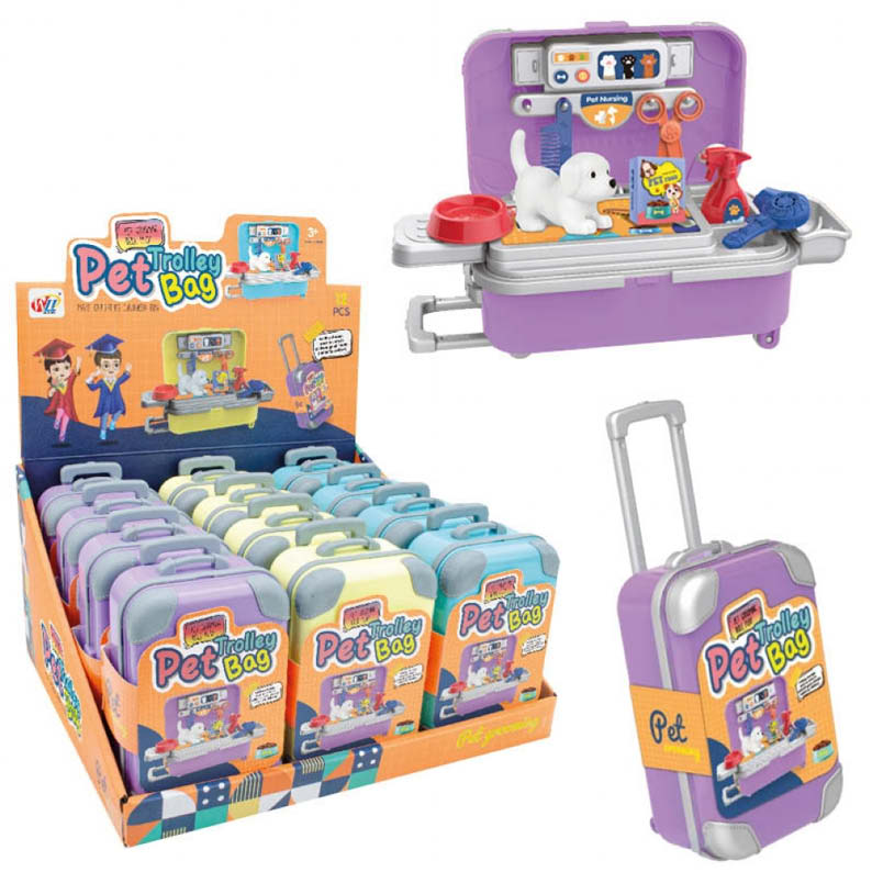 Pet Grooming Playset Suitcase