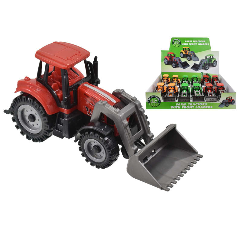 Plastic Farm Tractor With Front Loader
