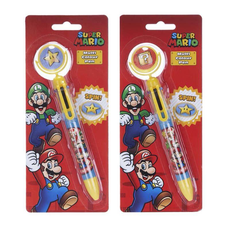 Super Mario Multi Coloured Pen
